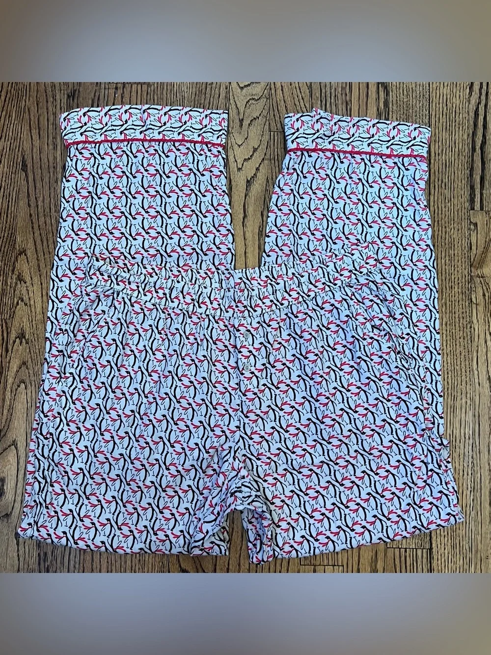 Victorias Secret Size Medium Cotton Modal Penguin Sleep Pajama Pants Nap Night